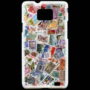 Coque Samsung Galaxy S2 Patchwork de timbres