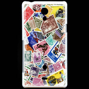 Coque Sony Xperia T Variété de timbres