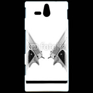 Coque SONY Xperia U Double flingue