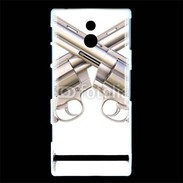 Coque Sony Xperia P Double revolver