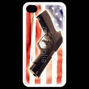 Coque iPhone 4 / iPhone 4S Pistolet USA
