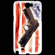 Coque Samsung Galaxy Note 2 Pistolet USA