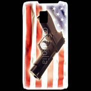 Coque LG P990 Pistolet USA