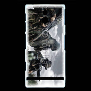 Coque Sony Xperia P Soldats