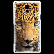 Coque Sony Xperia T Léopard