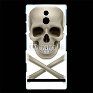 Coque Sony Xperia P Tête de mort