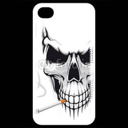 Coque iPhone 4 / iPhone 4S Tête de mort fumeur