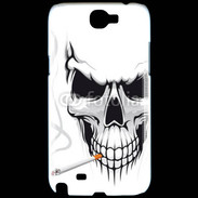 Coque Samsung Galaxy Note 2 Tête de mort fumeur