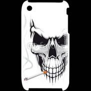 Coque iPhone 3G / 3GS Tête de mort fumeur