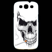 Coque Samsung Galaxy S3 Tête de mort fumeur