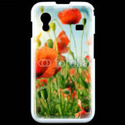 Coque Samsung ACE S5830 Champs de coquelicots