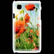 Coque Samsung Galaxy S Champs de coquelicots