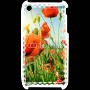 Coque iPhone 3G / 3GS Champs de coquelicots