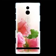 Coque Sony Xperia P Belle rose 2