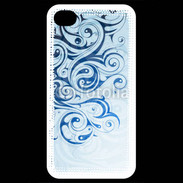 Coque iPhone 4 / iPhone 4S Fond tribal bleu