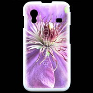 Coque Samsung ACE S5830 fleur mauve