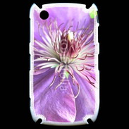 Coque Black Berry 8520 fleur mauve