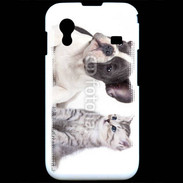 Coque Samsung ACE S5830 Duo chien et chat