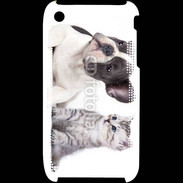 Coque iPhone 3G / 3GS Duo chien et chat