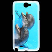 Coque Samsung Galaxy Note 2 Duo de dauphins