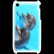 Coque iPhone 3G / 3GS Duo de dauphins