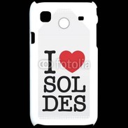 Coque Samsung Galaxy S J'aime les soldes