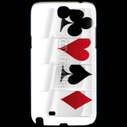 Coque Samsung Galaxy Note 2 Carte de poker 2