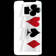 Coque LG P990 Carte de poker 2