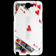 Coque Samsung Galaxy Note 2 As de coeur
