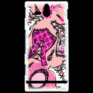 Coque SONY Xperia U Corset glamour