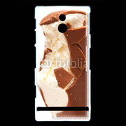 Coque Sony Xperia P Glace croquée