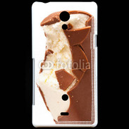 Coque Sony Xperia T Glace croquée