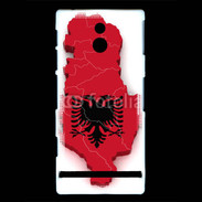 Coque Sony Xperia P drapeau Albanie