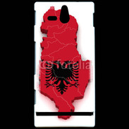 Coque SONY Xperia U drapeau Albanie