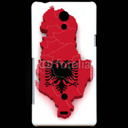 Coque Sony Xperia T drapeau Albanie