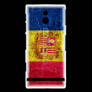 Coque Sony Xperia P Drapeau Andorre