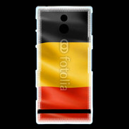 Coque Sony Xperia P drapeau Belgique