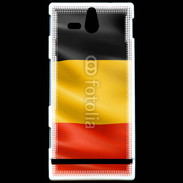 Coque SONY Xperia U drapeau Belgique