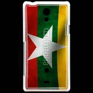 Coque Sony Xperia T Drapeau Birmanie