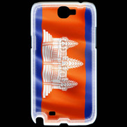 Coque Samsung Galaxy Note 2 Drapeau Cambodge