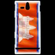 Coque SONY Xperia U Drapeau Cambodge