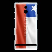 Coque Sony Xperia P Drapeau Chilie