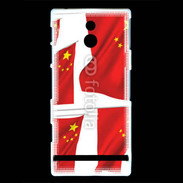 Coque Sony Xperia P drapeau Chinois