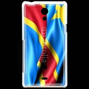 Coque Sony Xperia T Drapeau Congo