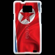 Coque Samsung Galaxy S2 Drapeau Corée du Nord