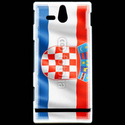 Coque SONY Xperia U Drapeau Croatie