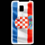 Coque LG P990 Drapeau Croatie