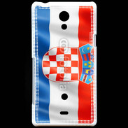 Coque Sony Xperia T Drapeau Croatie