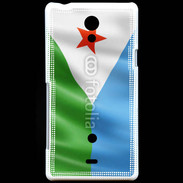 Coque Sony Xperia T Drapeau Djibouti