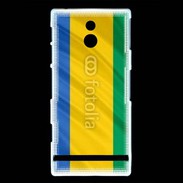 Coque Sony Xperia P Drapeau Gabon